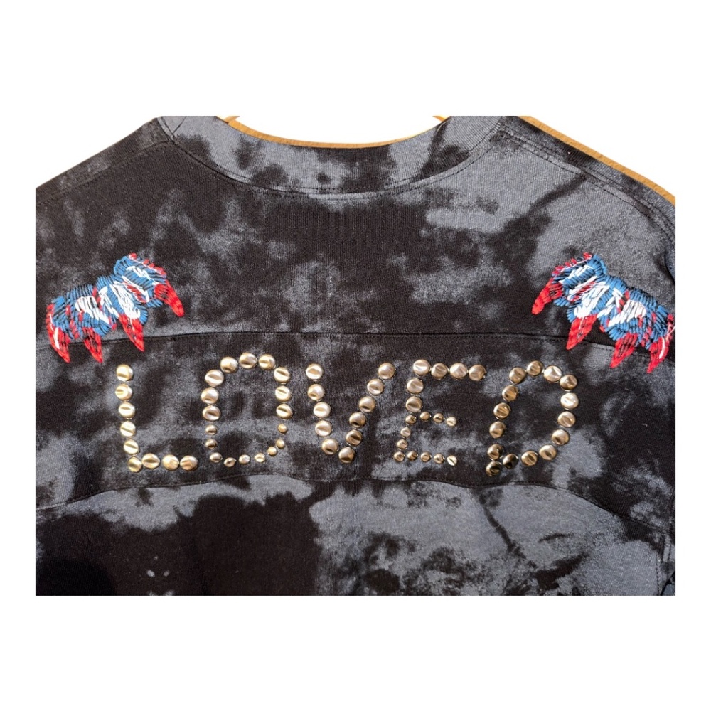 GUCCI Loved Studded Embroidered Sweatshirt M - Picture 12 of 15